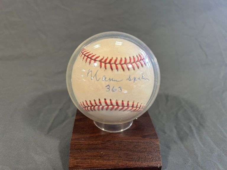Warren Spahn Signed Baseball