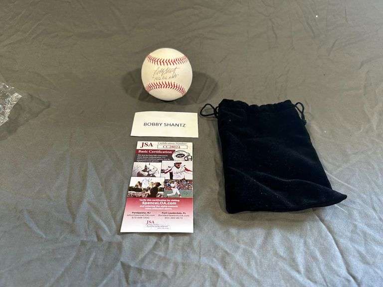 Bobby Shantz Signed Baseball