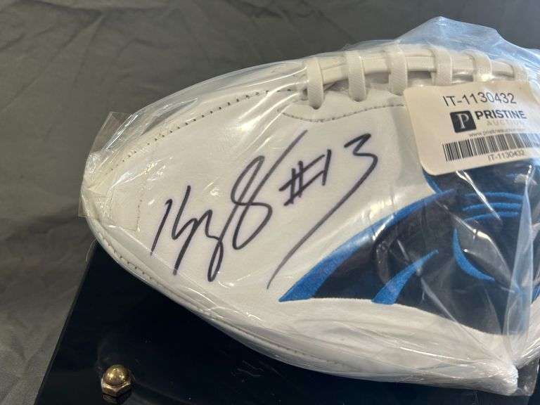 Kelvin Benjamin Autographed Carolina Panthers Football