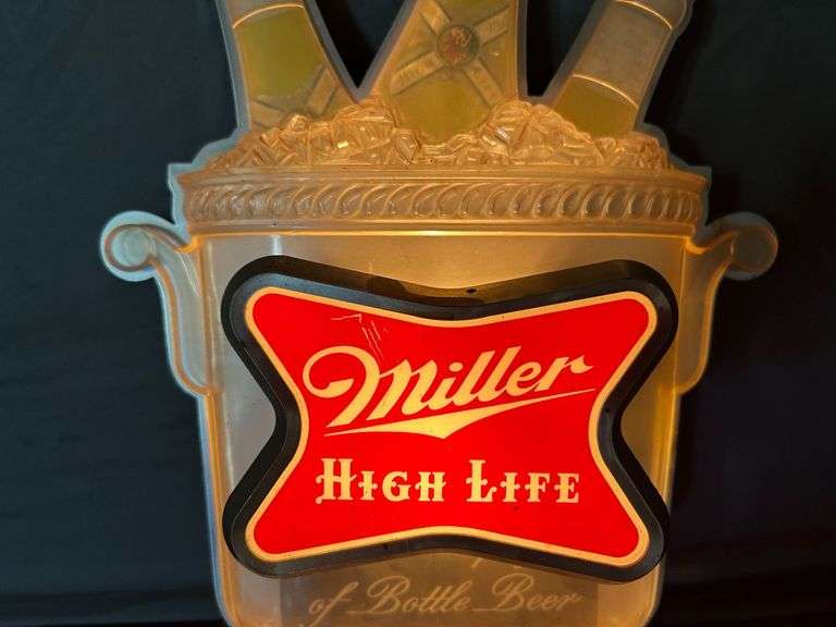 Miller High Life Lighted Beer Sign