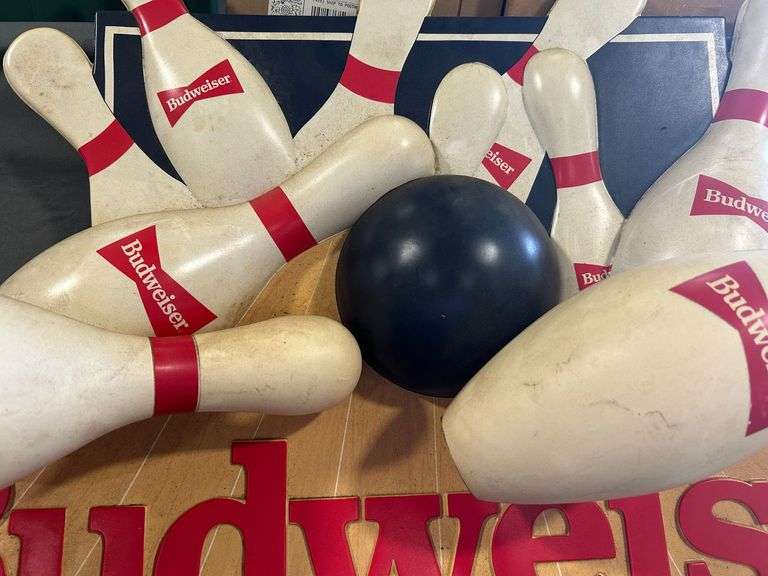 Budweiser Bowling Advertising Display