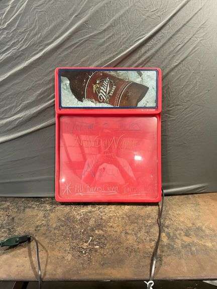 Miller Lighted Menu Board
