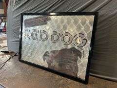 Red Dog Beer Lighted Bar Sign