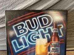 Bud Light Longnecks Lighted Bar Sign