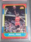 PSA NM-MT Grade 8 1986 Michael Jordan Fleer Number 57 Rookie Card