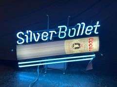 Coors Silver Bullet Neon Beer Sign