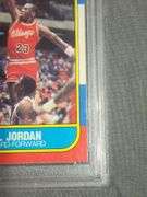 PSA NM-MT Grade 8 1986 Michael Jordan Fleer Number 57 Rookie Card