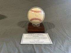 Warren Spahn Signed Baseball