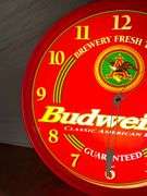Budweiser 18" Clock