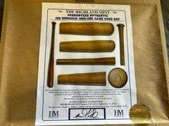 Joe Dimaggio Framed Game Used Bat Piece