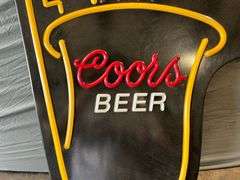 Coors Jazz Music Lighted Beer Sign