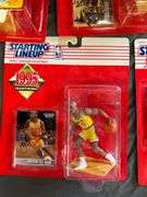 Eleven Starting Lineup Basketball Figurines