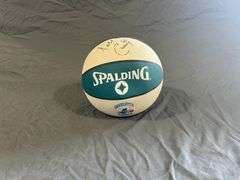Dell Curry Autographed Charlotte Hornets Mini Basketball