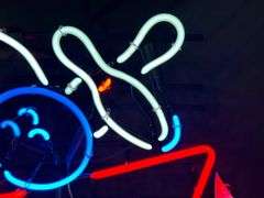 Budweiser Bowling Neon Sign