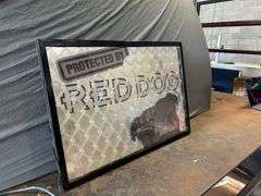 Red Dog Beer Lighted Bar Sign