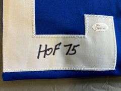 Lenny Moore Autographed Indianapolis Colts Jersey