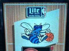 Miller Lite Charlotte Hornets Lighted Sign