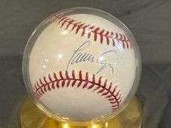 Javier Lopez Autographed Baseball