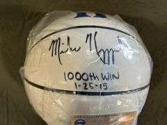 "Coach K" Signed Basketball