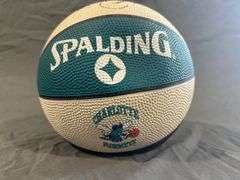 Dell Curry Autographed Charlotte Hornets Mini Basketball