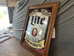 Miller Lite 23"x 29" Framed Mirror