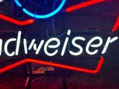 Budweiser Bowling Neon Sign