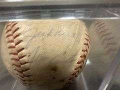 1939 MLB Multi Team Signed Ball