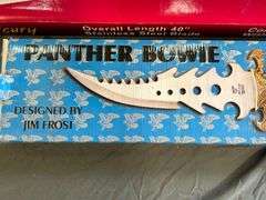 Carolina Panther Bowie Knife and Sword of Mercury