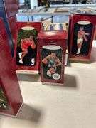 Grouping of Hallmark Keepsake Sports Ornaments
