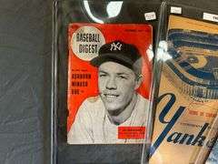 Grouping of 1940s to 1950s New York Yankees Yearbooks