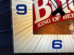 36" Lighted Budweiser Clock