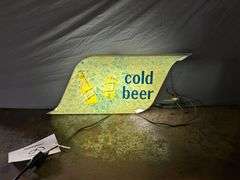 Miller High Life Cold Beer Hanging Sign