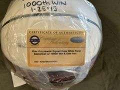 "Coach K" Signed Basketball