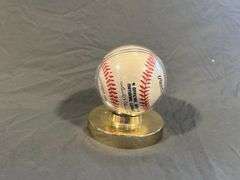 Hank Aaron Signed Baseball