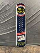 Mail Pouch Tobacco Thermometer Sign