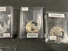 Three 1950s New York Yankees Player Pins