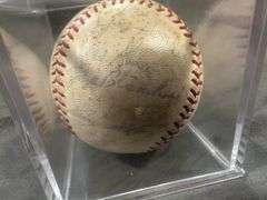 1939 MLB Multi Team Signed Ball