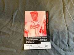 Hank Aaron Signed Baseball