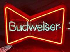 Budweiser Neon Guitar Beer Sign