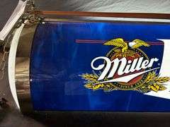 48" Miller Light Hanging Pool Table Light
