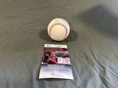 Claude Osteen Signed Baseball