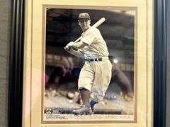 Lou Gehrig Framed Game Used Bat Piece