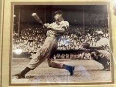 Joe Dimaggio Framed Game Used Bat Piece