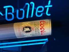 Coors Silver Bullet Neon Beer Sign
