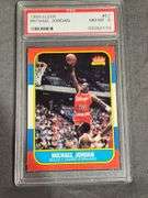 PSA NM-MT Grade 8 1986 Michael Jordan Fleer Number 57 Rookie Card