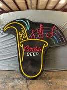 Coors Jazz Music Lighted Beer Sign
