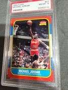PSA NM-MT Grade 8 1986 Michael Jordan Fleer Number 57 Rookie Card