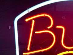 Bud Basketball Lighted Neon Sign
