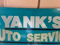 Autographed Chris Wheeler Yanks Auto Service Rear Deck Lid