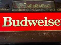 Budweiser Clydesdales 40" Pool Table Light